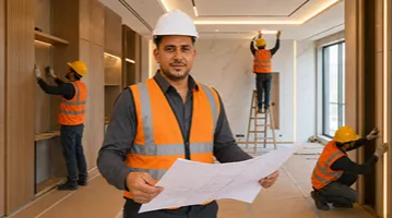 تنفيذ ميداني بإشراف مهندس مقيم داخل الموقع